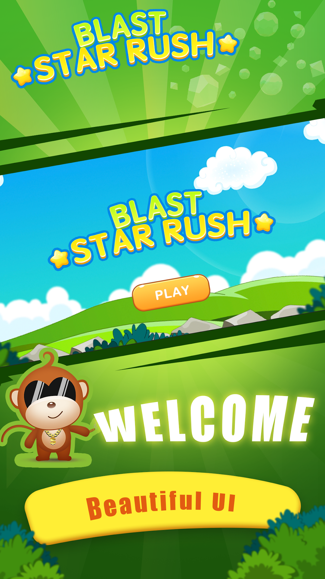 Blast Star Rush gameplay screenshot 1